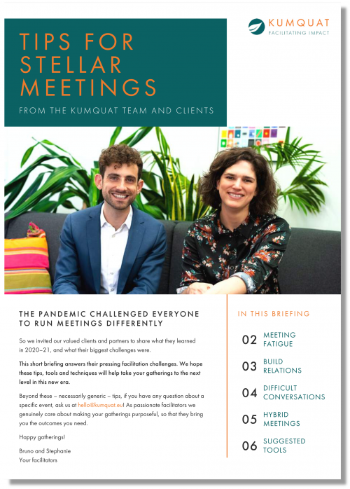 Download our tips for stellar meetings!